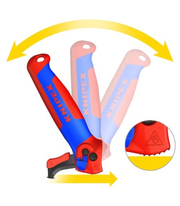 PELACABLE CUCHILLO KNIPEX PROFUNDIDAD CORTE  7mm