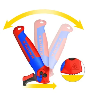 PELACABLE CUCHILLO KNIPEX PROFUNDIDAD CORTE  7mm