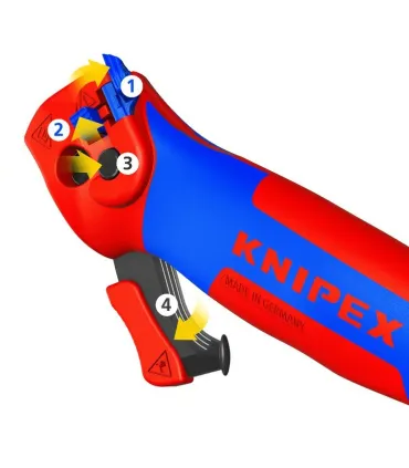 PELACABLE CUCHILLO KNIPEX PROFUNDIDAD CORTE  7mm