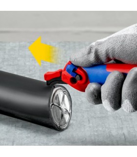 PELACABLE CUCHILLO KNIPEX PROFUNDIDAD CORTE  7mm