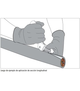 PELACABLE CUCHILLO KNIPEX PROFUNDIDAD CORTE  7mm