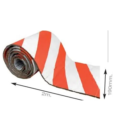 ROLLO PLANCHA PROTECCION ESPUMA ROJA-BLANCA 190x2.000mm