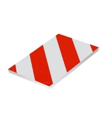 PROTECCION LATERAL ESPUMA ROJA-BLANCA 85x365x15