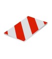 PROTECCION LATERAL ESPUMA ROJA-BLANCA 85x365x15