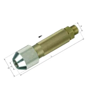 PORTALANZAS COMPACTO CON ANTIRETORNO P/LANZAS Ø 12mm, entrada M 3/4"