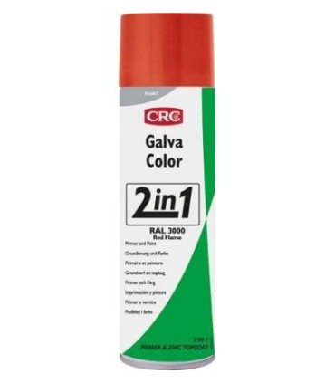 BOTE SPRAY CRC GALVACOLOR RAL-3000 ROJO. GALVANIZA Y PINTA