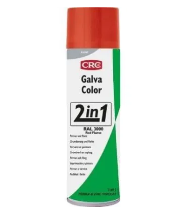 BOTE SPRAY CRC GALVACOLOR RAL-3000 ROJO. GALVANIZA Y PINTA