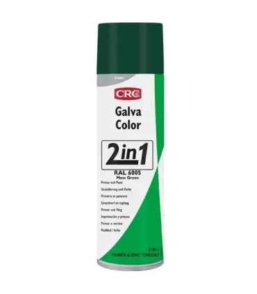 BOTE SPRAY CRC GALVACOLOR RAL-6005 VERDE. GALVANIZA Y PINTA