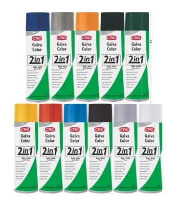 BOTE SPRAY CRC GALVACOLOR RAL-6005 VERDE. GALVANIZA Y PINTA