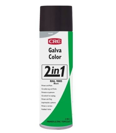 BOTE SPRAY CRC GALVACOLOR RAL-9005 NEGRO. GALVANIZA Y PINTA