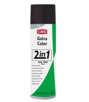 BOTE SPRAY CRC GALVACOLOR RAL-9005 NEGRO. GALVANIZA Y PINTA