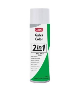 BOTE SPRAY CRC GALVACOLOR RAL-9010 BLANCO. GALVANIZA Y PINTA