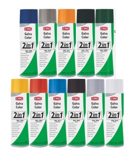 BOTE SPRAY CRC GALVACOLOR RAL-9010 BLANCO. GALVANIZA Y PINTA