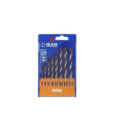 ESTUCHE 8 BROCAS PARED Ø 3-10mm