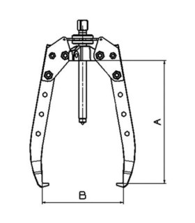 EXTRACTOR AUTOCENTRANTE FORZA 210X220