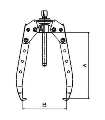 EXTRACTOR AUTOCENTRANTE FORZA 210X220