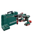 KIT COMBO TALADRO SB18 + MARTILLO KHA18, CON 2 BATERIAS 18V LITIO