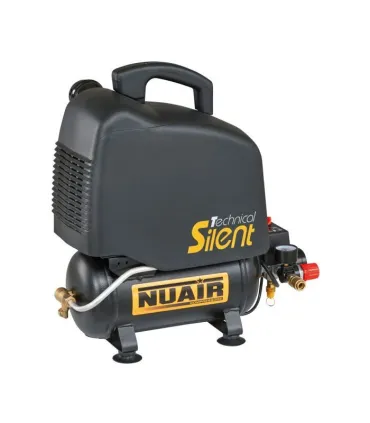COMPRESOR VENTO SILENT 200/6 1,5CV 6L 8Bar 66dB SILENCIADO