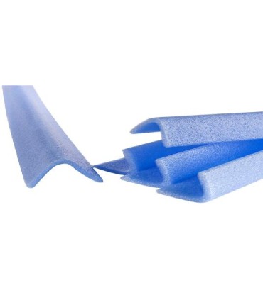 TIRA PERFIL ANGULO FOAM 45x45x2.000 AZUL/NEGRO