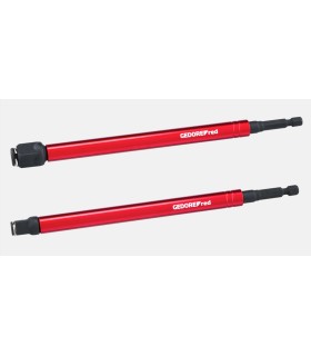 JUEGO ADAPTADORES LARGOS 200mm P/PUNTAS Y VASOS 1/4"
