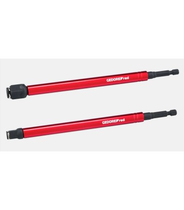 JUEGO ADAPTADORES LARGOS 200mm P/PUNTAS Y VASOS 1/4"