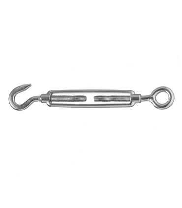 TENSOR ABIERTO GANCHO-ANILLA INOX M8