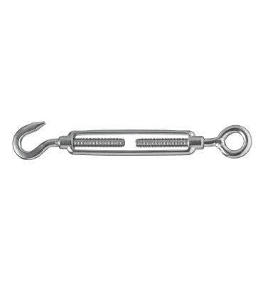 TENSOR ABIERTO GANCHO-ANILLA INOX M8