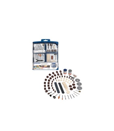 JUEGO 150 ACCESORIOS MULTIUSOS DREMEL 722-150