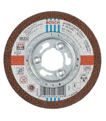 DISCO DESBASTE RADIAL BATERIA GWS144 100x7,5
