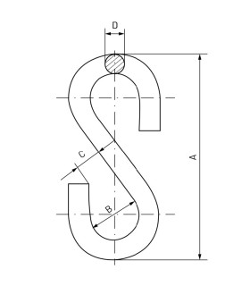 ESE ZINCADA 8x75 mm.