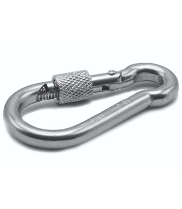 MOSQUETON VIROLA INOX 316 10x100 WLL350KG