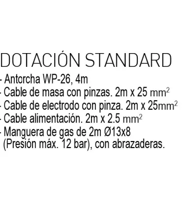 EQUIPO SOLDAR INVERTER TIG DC 200 HF C/ANTORCHA