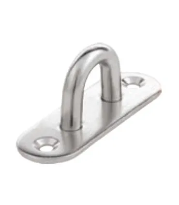 ANILLA C/PLACA FIJACION 60x20 INOX A2 304 5mm