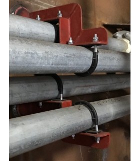 ABARCON INOX 316 L C/PROTECCION DE PP 8" M12 DN200