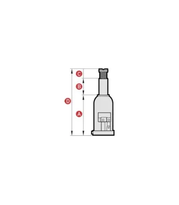 GATO BOTELLA MEGA MGS/BRS-10 10 Ton 131-223mm