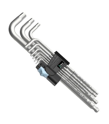 JUEGO 9 LLAVES ALLEN 3950/9 PKL INOXiDABLES DE 1.5 A 10mm