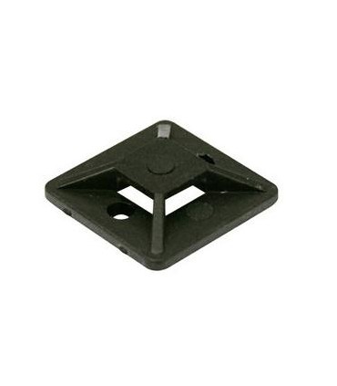 BOLSA 100 SOPORTES ADH P/BRIDA 27x27 NEGRO