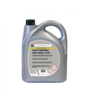 LATA 5 LT. ACEITE KROIL BASELA 120 CP ( SAE30 ). COMPRESORES Y BOMBAS DE VACIO