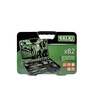 MALETA 82 HERRAMIENTAS COMBINADA SALKI