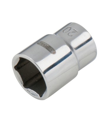 LLAVE VASO EN ACERO INOXIDABLE 1/2" 10mm HEXAGONAL