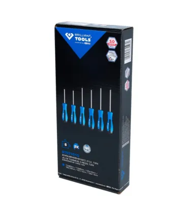 JUEGO 6 DESTORNILLADORES TORX BT KS