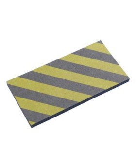 KIT 2 PROTECCION PLANA GOLPES ESPUMA AM-NEGRA 500X250X25 C/ADHESIVO