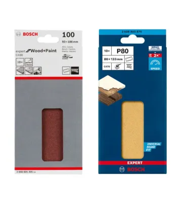 10 HOJAS LIJA MADERA 93x185 GR.60  2608605303