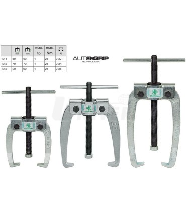 EXTRACTOR 2 BRAZOS AUTOCENTRANTE 70x70mm