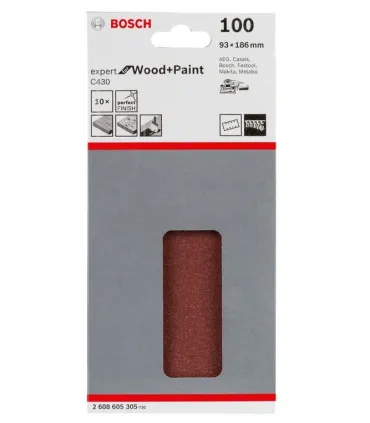 10 HOJAS LIJA MADERA 93x185 GR.240