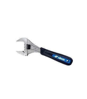 LLAVE INGLESA SINEX MOL.CENTRAL 10" Cap.53mm. Mango Goma