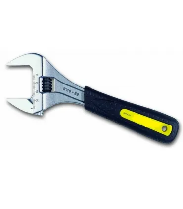LLAVE INGLESA SINEX MOL.CENTRAL 10" Cap.53mm. Mango Goma