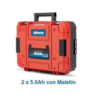 TALADRO ATORNILLADOR PERCUTOR A BATERÍA 50 Nm BATERÍA 5 AH. TB 50-25