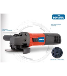 MINI AMOLADORA ANGULAR 1.400 W