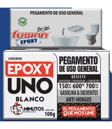 PEGAMENTO FUSION EPOXICO BLANCO UNOB98 100 GR